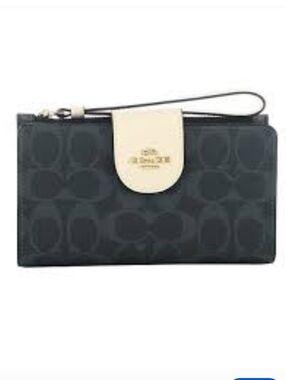 Coach Signature Wallet Blue/Cream